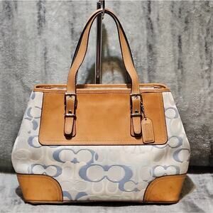 Coach Ltd Ed Hamptons Optic Sig C Carryall Satchel